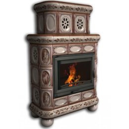 Каминная облицовка КимрПечь Медальон центральная двухъярусная Модерн